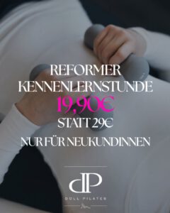 Angebot Kennenlernstunde nur 19,90 EUR statt 29 EUR
